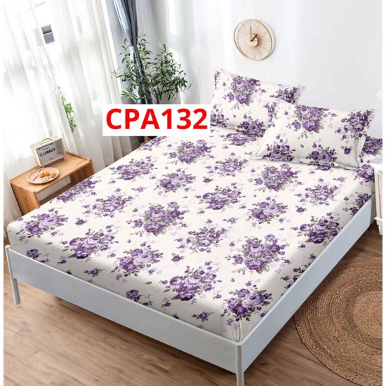 Cearceaf cu elastic bumbac finet 180x200 + 2 Fete Perna COD CPA132