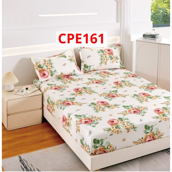 Cearceaf cu elastic bumbac finet 160x200 + 2 Fete Perna COD CPE161
