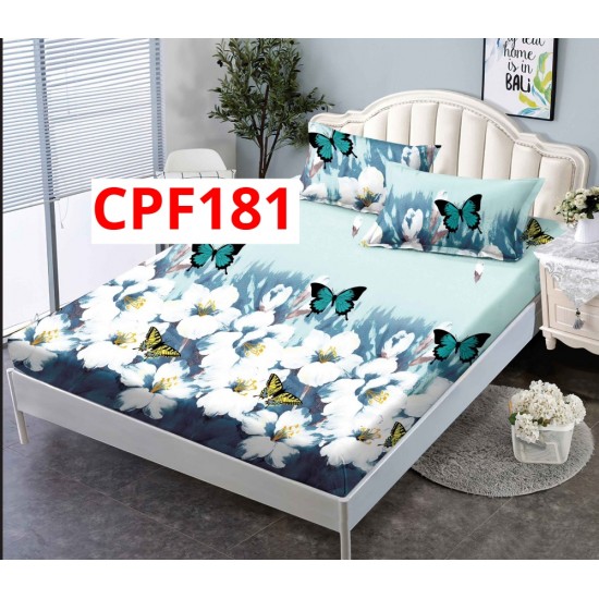 Cearceaf cu elastic bumbac finet 160x200 + 2 Fete Perna COD CPF181