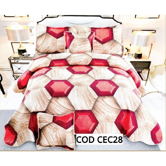 CUVERTURA PAT DUBLU 5 PIESE BUMBAC COD CEC28