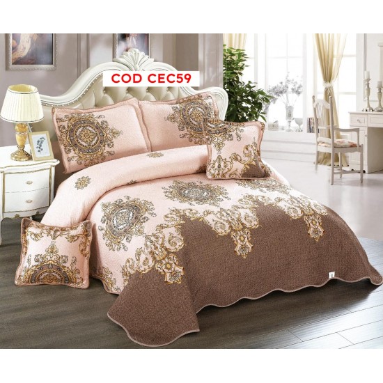 CUVERTURA PAT DUBLU 5 PIESE BUMBAC COD CEC59