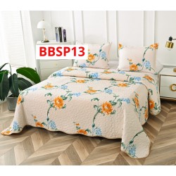 CUVERTURA BUMBAC SATINAT CU 2 FETE DIFERITE, 3 PIESE - COD BBSP13