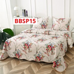 CUVERTURA BUMBAC SATINAT CU 2 FETE DIFERITE, 3 PIESE - COD BBSP15 CUVERTURA BUMBAC SATINAT CU 2 FETE DIFERITE, 3 PIESE - COD BBSP15