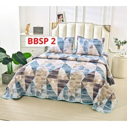 CUVERTURA BUMBAC SATINAT CU 2 FETE DIFERITE, 3 PIESE - COD BBSP2