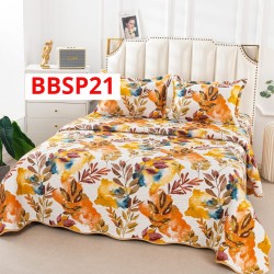 CUVERTURA BUMBAC SATINAT CU 2 FETE DIFERITE, 3 PIESE - COD BBSP21 CUVERTURA BUMBAC SATINAT CU 2 FETE DIFERITE, 3 PIESE - COD BBSP21