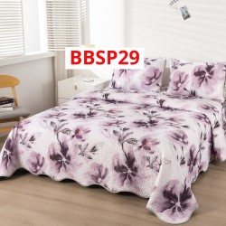 CUVERTURA BUMBAC SATINAT CU 2 FETE DIFERITE, 3 PIESE - COD BBSP29 CUVERTURA BUMBAC SATINAT CU 2 FETE DIFERITE, 3 PIESE - COD BBSP29
