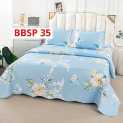 CUVERTURA BUMBAC SATINAT CU 2 FETE DIFERITE, 3 PIESE - COD BBSP35 CUVERTURA BUMBAC SATINAT CU 2 FETE DIFERITE, 3 PIESE - COD BBSP35