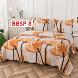 CUVERTURA BUMBAC SATINAT CU 2 FETE DIFERITE, 3 PIESE - COD BBSP8 CUVERTURA BUMBAC SATINAT CU 2 FETE DIFERITE, 3 PIESE - COD BBSP8