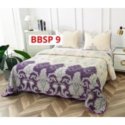 CUVERTURA BUMBAC SATINAT CU 2 FETE DIFERITE, 3 PIESE - COD BBSP9