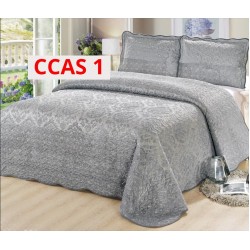 Cuvertura Pat Catifea 3 Piese CCAS1
