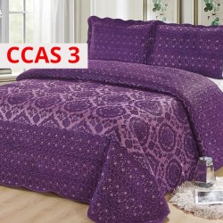 Cuvertura Pat Catifea 3 Piese CCAS3