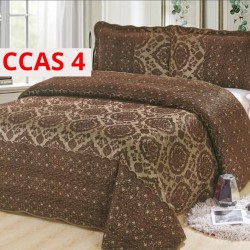 Cuvertura Pat Catifea 3 Piese CCAS4