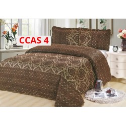 Cuvertura Pat Catifea 3 Piese CCAS4