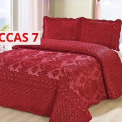Cuvertura Pat Catifea 3 Piese CCAS7