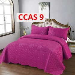 Cuvertura Pat Catifea 3 Piese CCAS9