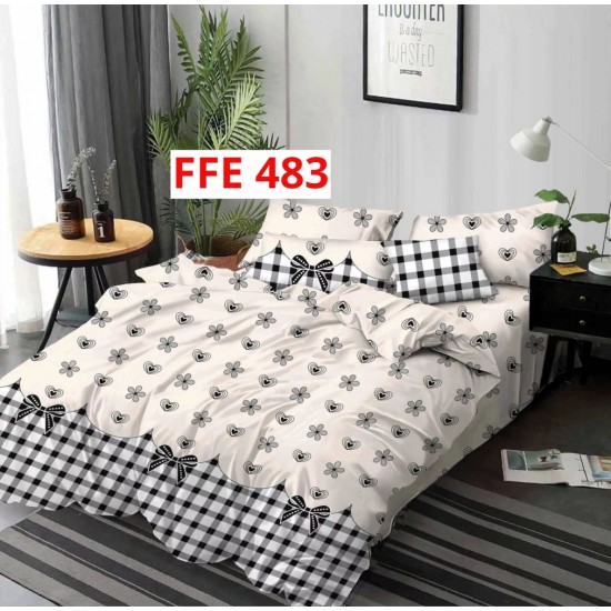 LENJERIE BUMBAC FINET 6 PIESE CU ELASTIC COD FFE483