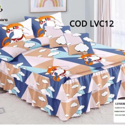 Lenjerie Bumbac Finet 6 Piese cu Volane COD LVC12