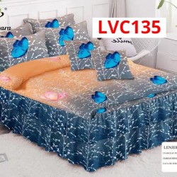 LENJERIE BUMBAC FINET 6 PIESE CU VOLANE COD LVC135