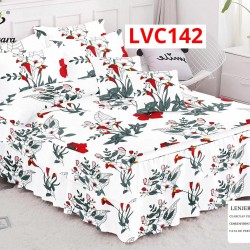 LENJERIE BUMBAC FINET 6 PIESE CU VOLANE COD LVC142