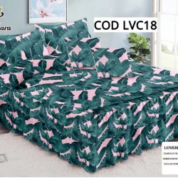 Lenjerie Bumbac Finet 6 Piese cu Volane COD LVC18
