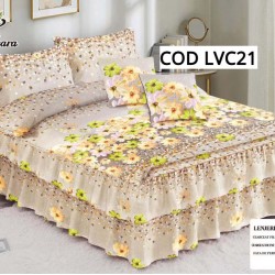 Lenjerie Bumbac Finet 6 Piese cu Volane COD LVC21