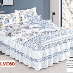 Lenjerie Bumbac Finet 6 Piese cu Volane COD LVC60