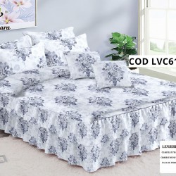 LENJERIE BUMBAC FINET 6 PIESE CU VOLANE COD LVC61