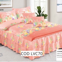 LENJERIE BUMBAC FINET 6 PIESE CU VOLANE COD LVC70