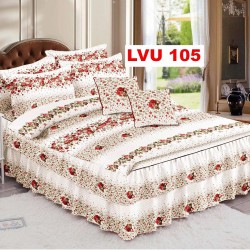 LENJERIE BUMBAC FINET 6 PIESE CU VOLANE COD LVU105