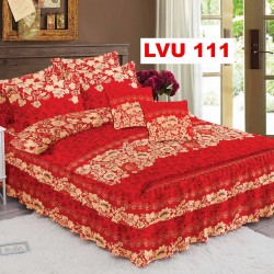 LENJERIE BUMBAC FINET 6 PIESE CU VOLANE COD LVU111