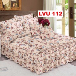 LENJERIE BUMBAC FINET 6 PIESE CU VOLANE COD LVU112