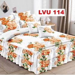 LENJERIE BUMBAC FINET 6 PIESE CU VOLANE COD LVU114
