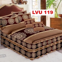 LENJERIE BUMBAC FINET 6 PIESE CU VOLANE COD LVU119