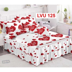 LENJERIE BUMBAC FINET 6 PIESE CU VOLANE COD LVU125