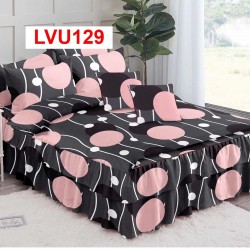 LENJERIE BUMBAC FINET 6 PIESE CU VOLANE COD LVU129