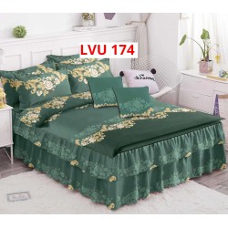 LENJERIE BUMBAC FINET 6 PIESE CU VOLANE COD LVU174