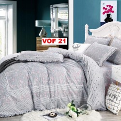 Lenjerie Bumbac Finet 4 Piese cu Volane COD VOF21