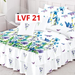 LENJERIE BUMBAC FINET 6 PIESE CU VOLANE COD LVF21 LENJERIE BUMBAC FINET 6 PIESE CU VOLANE COD LVF21