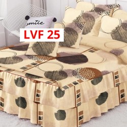 LENJERIE BUMBAC FINET 6 PIESE CU VOLANE COD LVF25 LENJERIE BUMBAC FINET 6 PIESE CU VOLANE COD LVF25