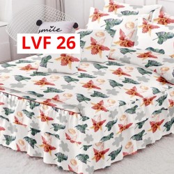 LENJERIE BUMBAC FINET 6 PIESE CU VOLANE COD LVF26 LENJERIE BUMBAC FINET 6 PIESE CU VOLANE COD LVF26