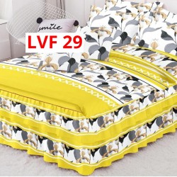 LENJERIE BUMBAC FINET 6 PIESE CU VOLANE COD LVF29 LENJERIE BUMBAC FINET 6 PIESE CU VOLANE COD LVF29
