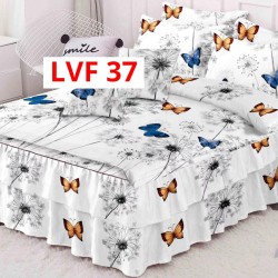 LENJERIE BUMBAC FINET 6 PIESE CU VOLANE COD LVF37 LENJERIE BUMBAC FINET 6 PIESE CU VOLANE COD LVF37