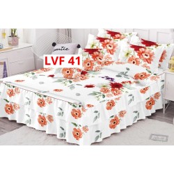 LENJERIE BUMBAC FINET 6 PIESE CU VOLANE COD LVF41