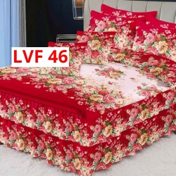 LENJERIE BUMBAC FINET 6 PIESE CU VOLANE COD LVF46 LENJERIE BUMBAC FINET 6 PIESE CU VOLANE COD LVF46