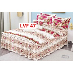 LENJERIE BUMBAC FINET 6 PIESE CU VOLANE COD LVF47