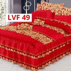 LENJERIE BUMBAC FINET 6 PIESE CU VOLANE COD LVF49 LENJERIE BUMBAC FINET 6 PIESE CU VOLANE COD LVF49
