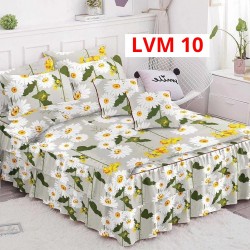 Lenjerie Bumbac Finet 6 Piese cu Volane COD LVM10