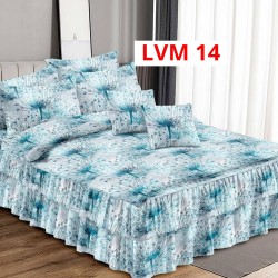 Lenjerie Bumbac Finet 6 Piese cu Volane COD LVM14