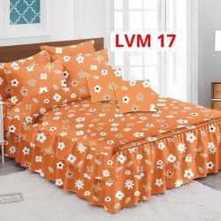 Lenjerie Bumbac Finet 6 Piese cu Volane COD LVM17