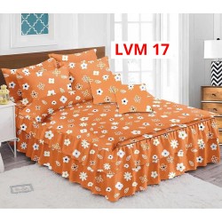 Lenjerie Bumbac Finet 6 Piese cu Volane COD LVM17